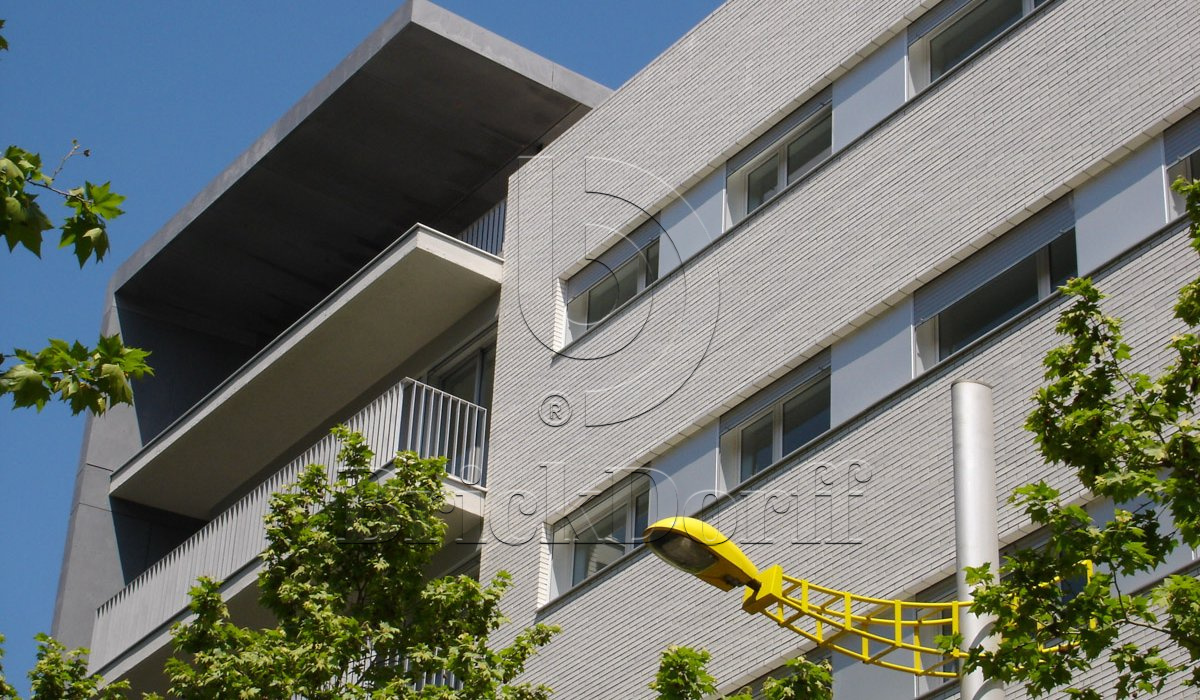 Глазурованная клинкерная фасадная плитка под кирпич ABC Weiss 300 белая, 240*115*10 мм