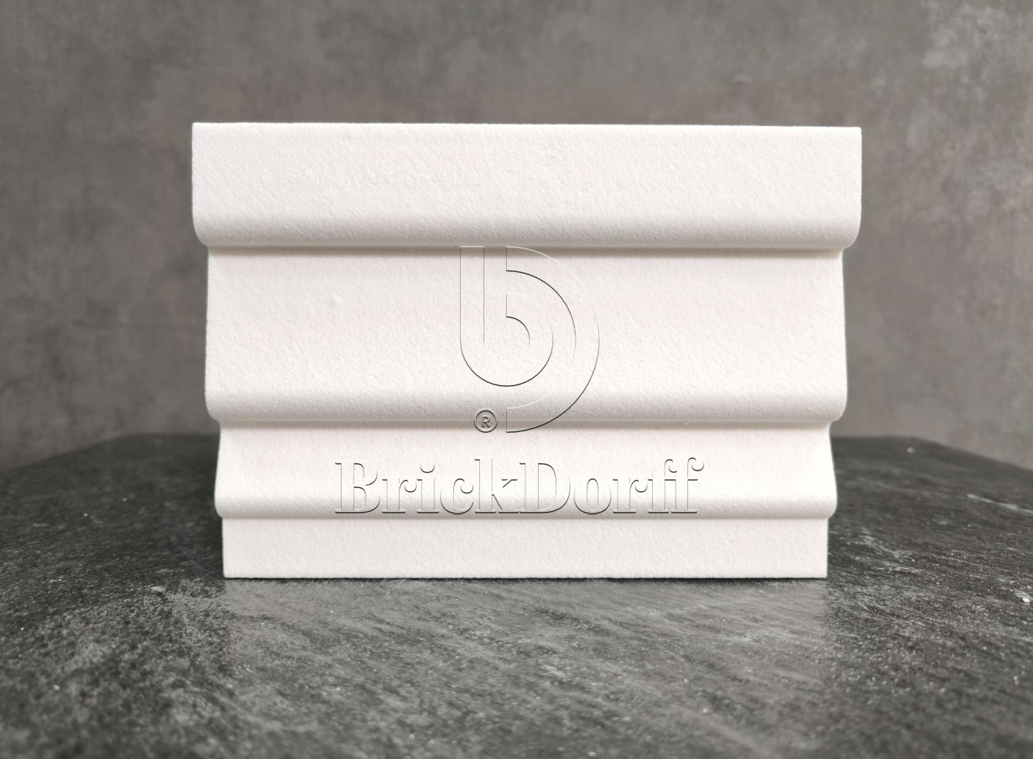 Молдинг для фасада - лепнина, декор из пенополистирола МВ-140/3 (МС-119) 140*35*2000 мм