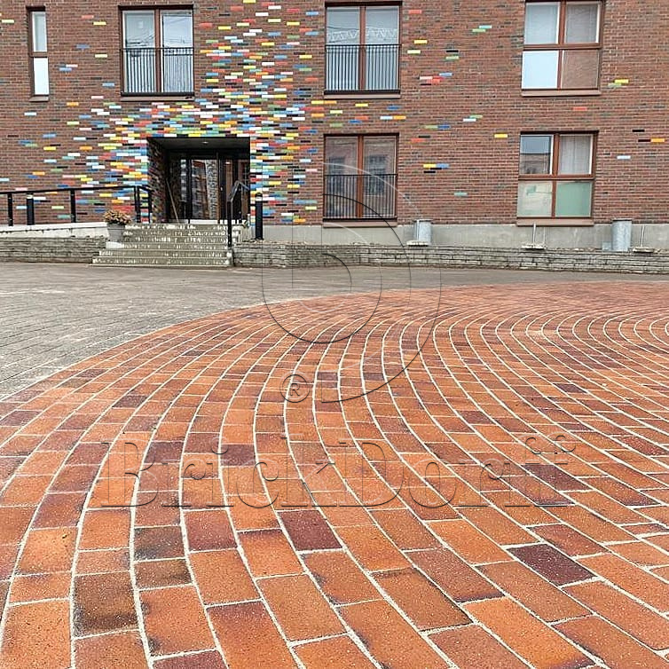 Тротуарная плитка клинкерная ABC Herbstlaub-geflammt (Хербстлауб-гефламмт), 200*100*20 мм