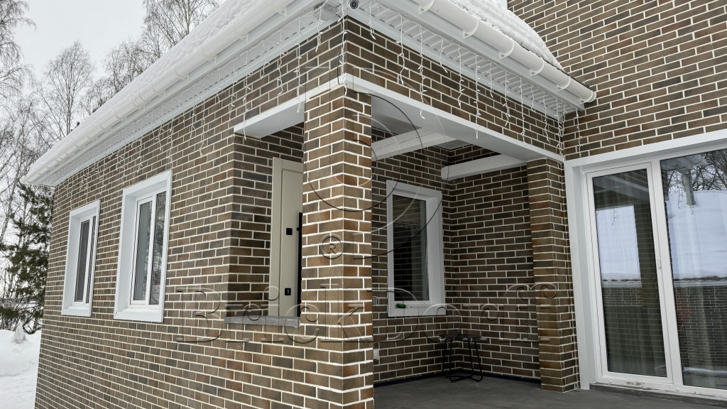 Retro Brick Cardamon фасадная термопанель из пенополиуретана ППУ 65 мм