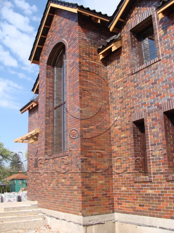 Кирпич облицовочный Клинкерный ABC 7554 Norderney blau-bunt Schmolz glatt  55NF 240*71*55 мм