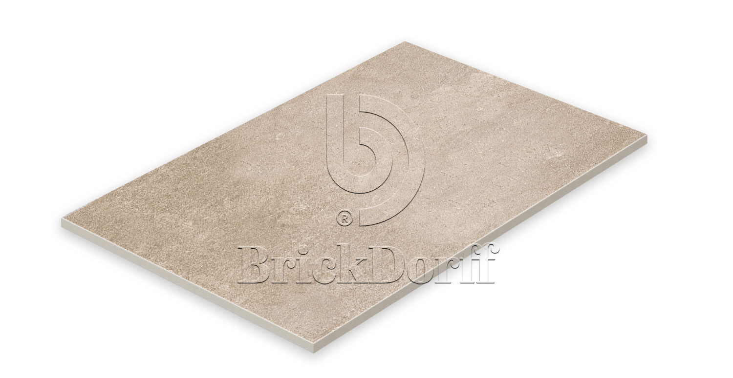 Клинкерная Плитка напольная противоскользящая Stroeher KERAPLATTE ZOE 972 taupe 444*294*10 мм