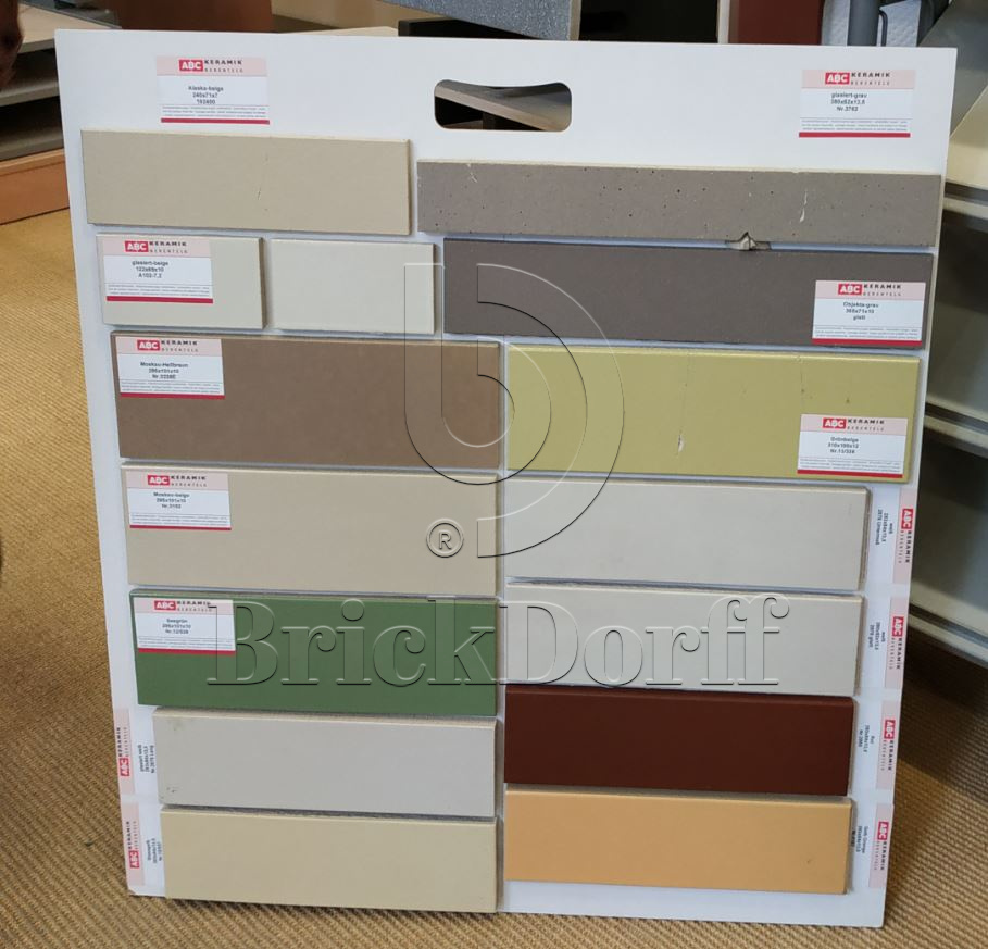 Клинкерная глазурованная фасадная плитка цвет по RAL - уникальные цветовые решения