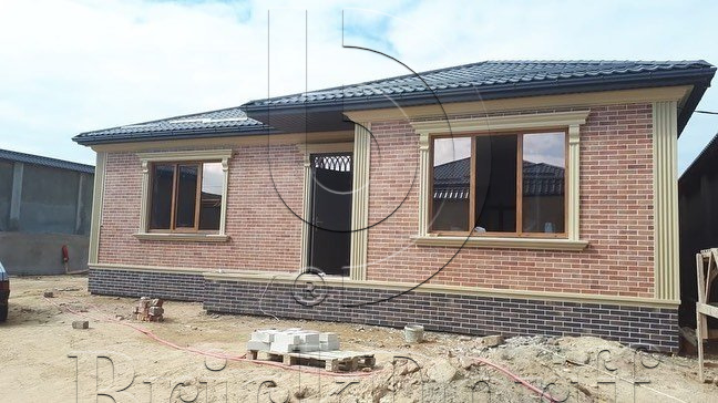 SCANDIANO ROSSO 245X66х7,4 мм Клинкерная фасадная плитка под кирпич облицовочная песочный терракот