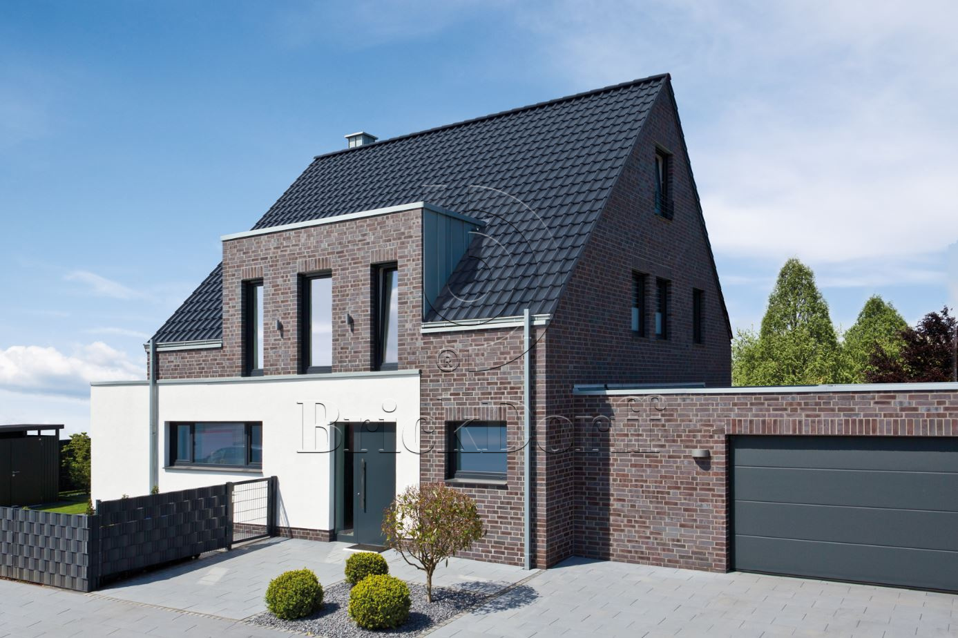 Кирпич облицовочный Клинкерный ABC 7403 Föhr Lava-Kohlebrand NF 240*115*71 мм