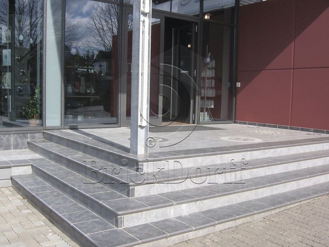 Клинкерная плитка противоскользящая ATRIUM WK31170 Dunkelgrau 310*310*9,5 мм Westerwalder Klinker