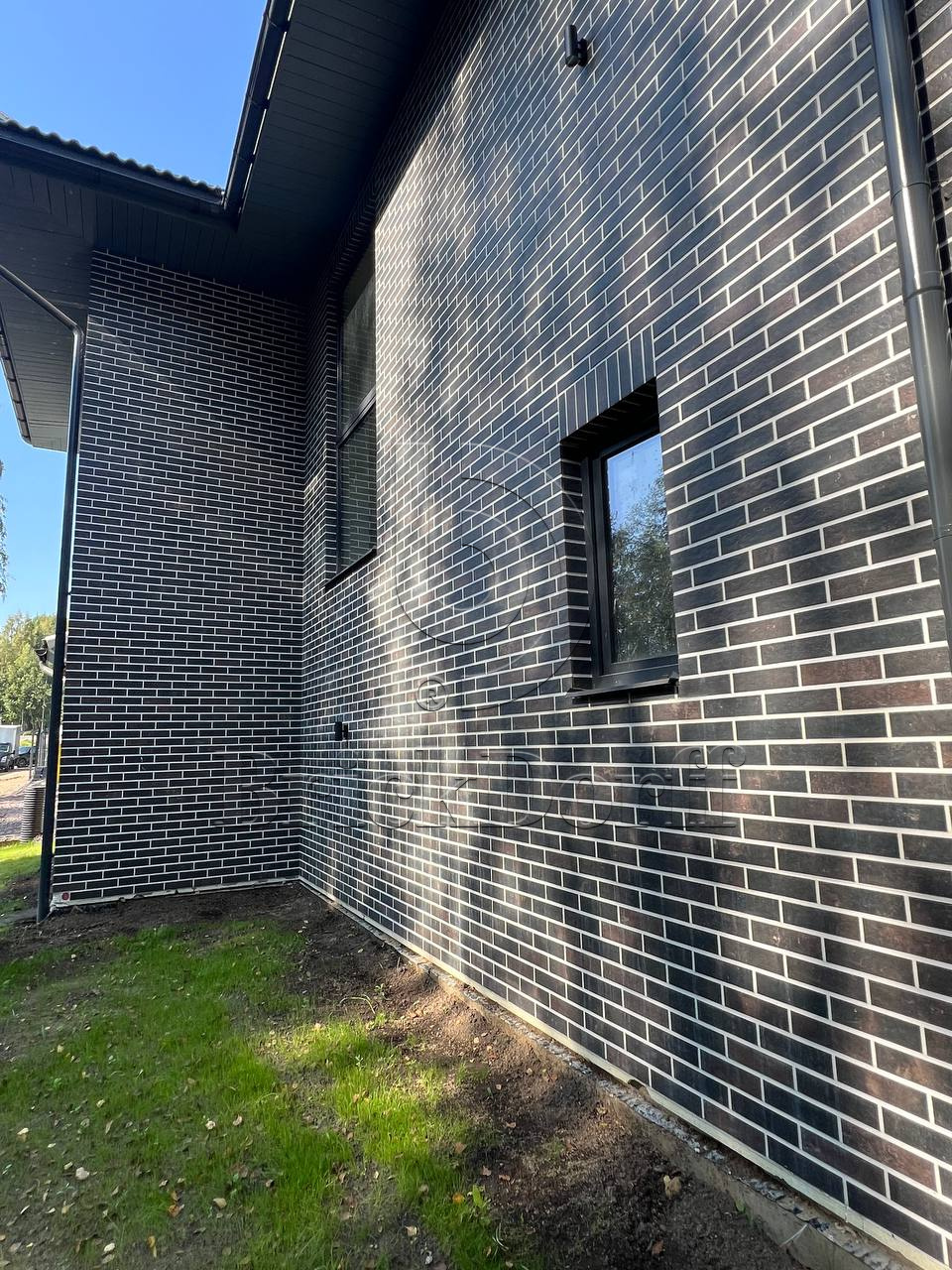 SCANDIANO BROWN 245X66х7,4 мм Клинкерная фасадная плитка под кирпич облицовочная коричневая