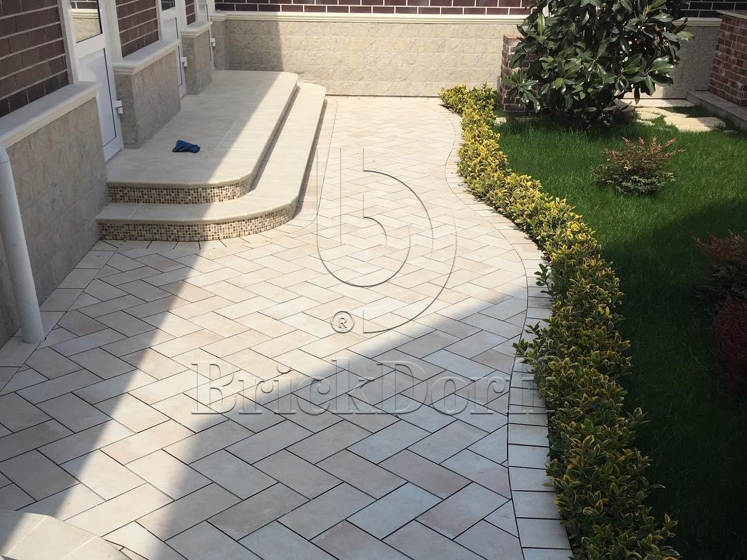 Клинкерная плитка Scandiano Beige 300x300x11 – для улицы, террасы, крыльца, лестницы, морозостойкая