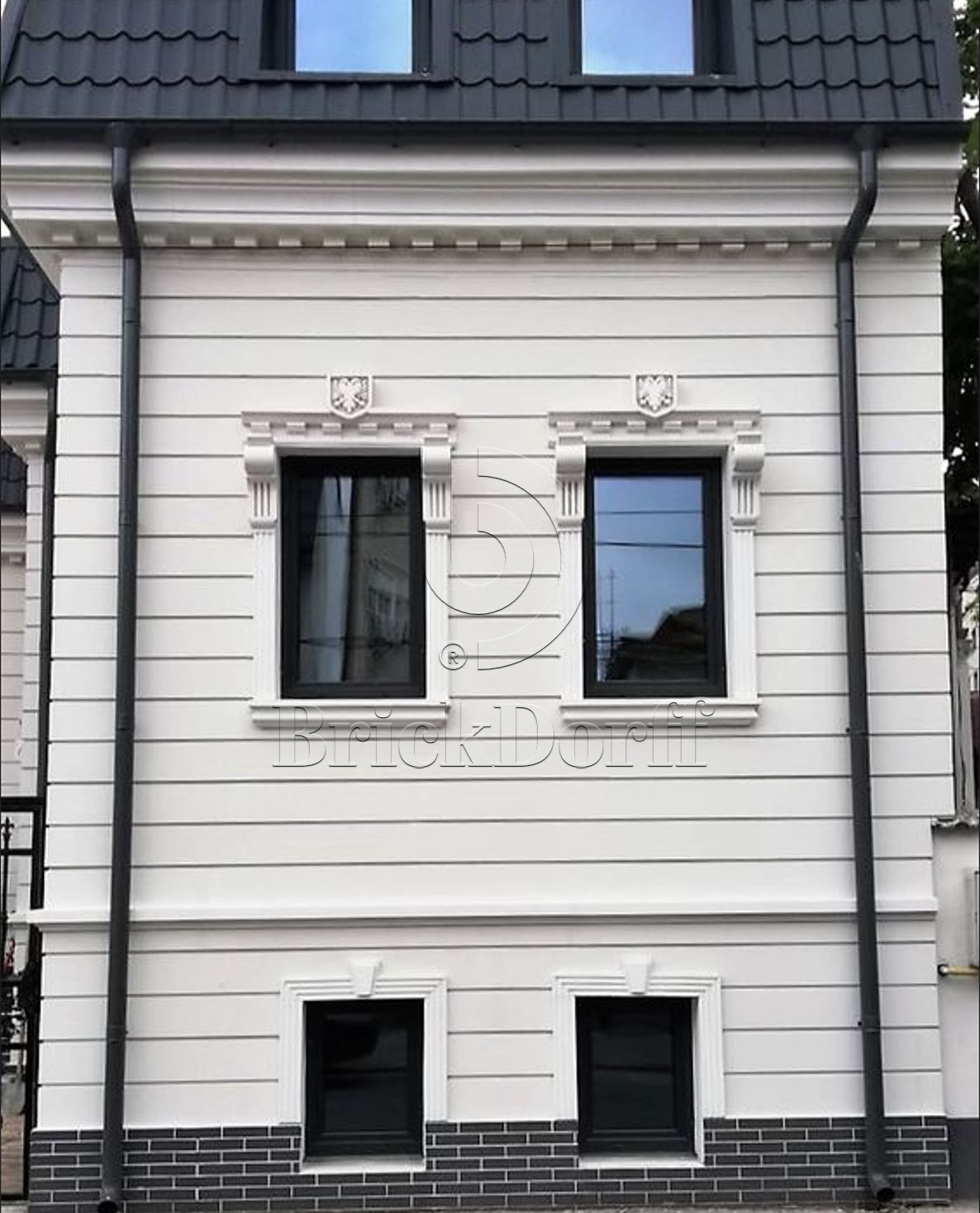 Панель утепления под покраску для фасада - изосайдинг из пенополистирола СВ-50/8 1000*50*2000 мм