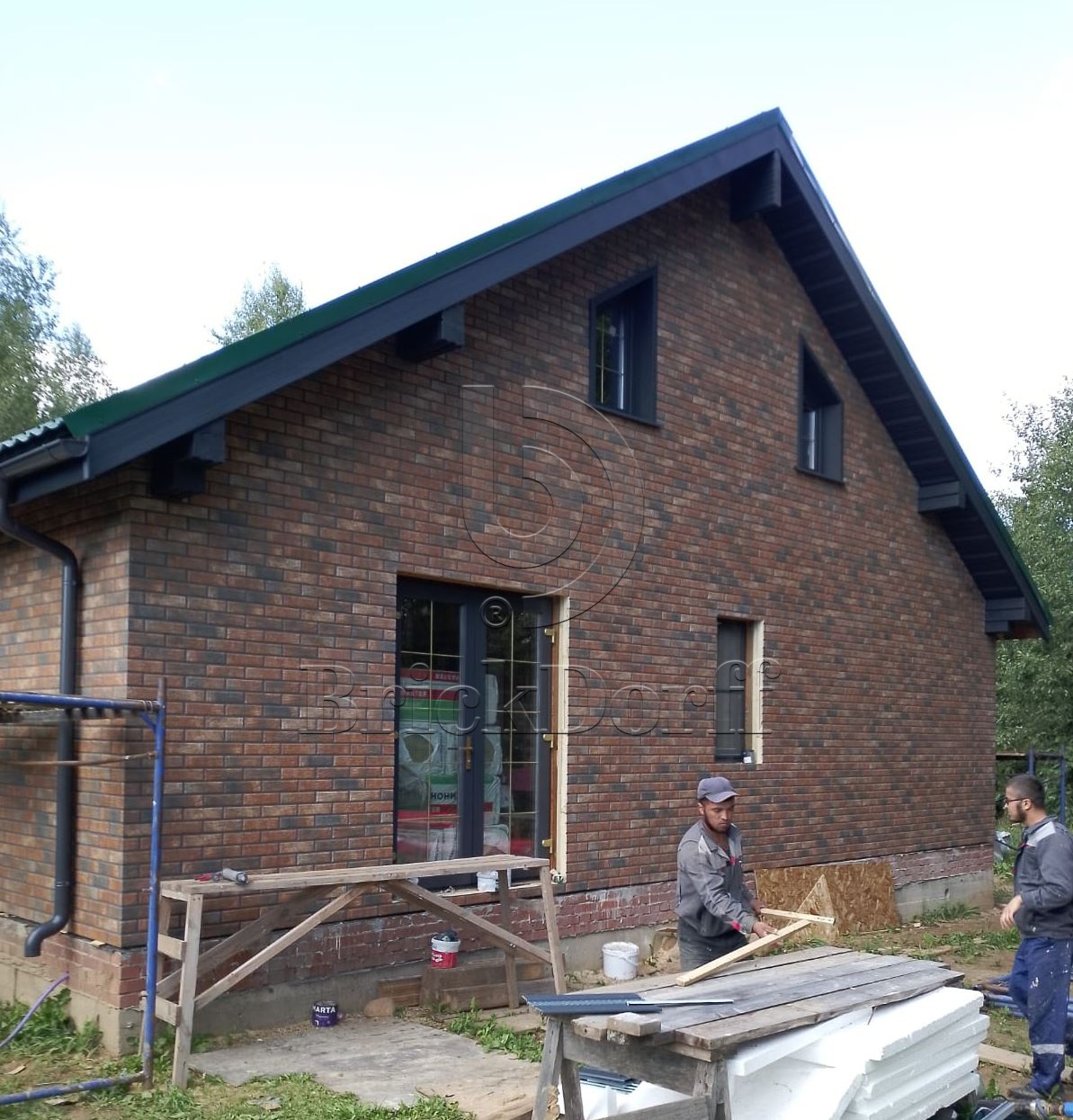 Loft Brick Chili фасадная термопанель из пенополистирола ППС 80 мм с клинкерной плиткой