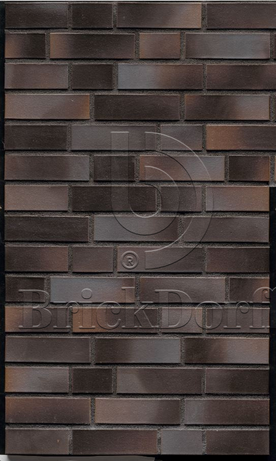 Кирпич облицовочный Клинкерный ABC 55254 Trier anthrazit-braun-bunt geflammt glatt NF 240*115*71 мм