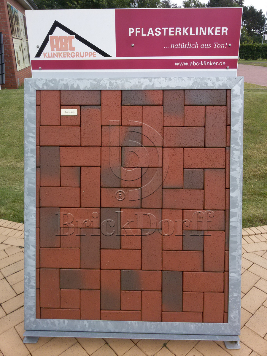 Тротуарная плитка / брусчатка Клинкерная ABC Recker-bunt (Реккер-бунт) 200*100*45 мм