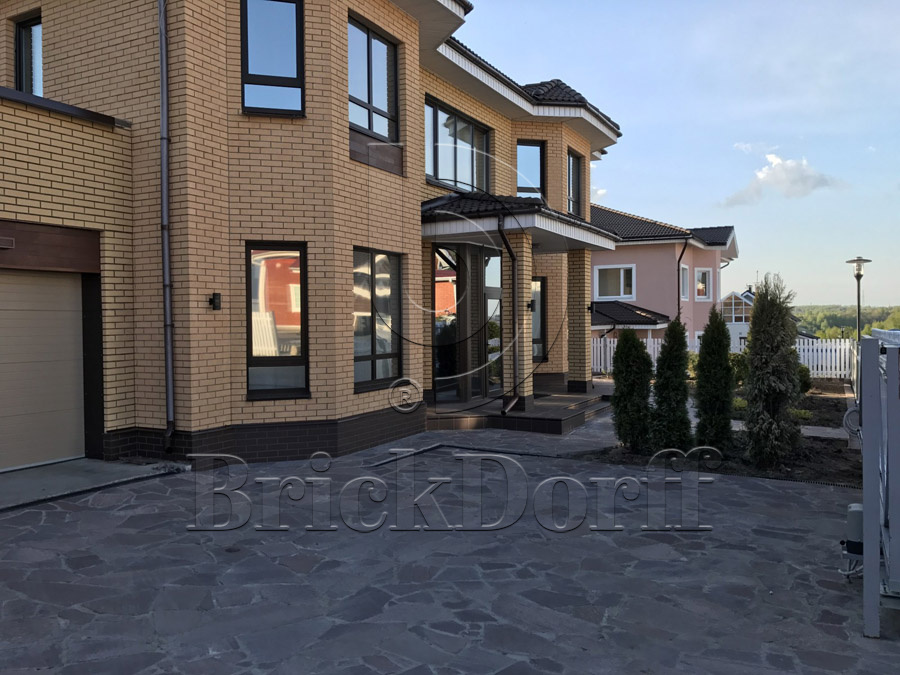 Клинкерная напольная плитка ABC Objekta Braun 240*240*12 мм