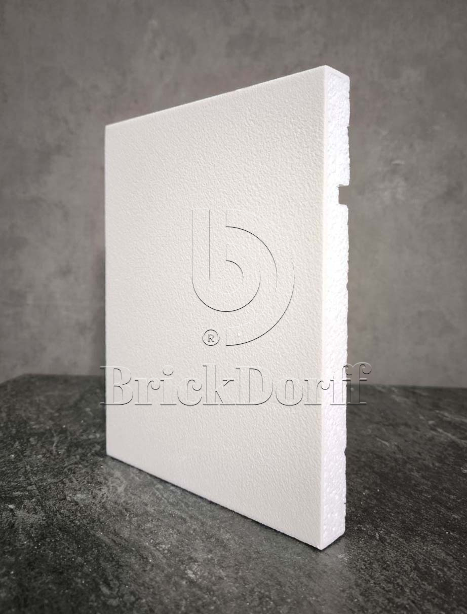 Молдинг для фасада - лепнина, декор из пенополистирола МВ-250/1 (МС-146) 250*25*2000 мм