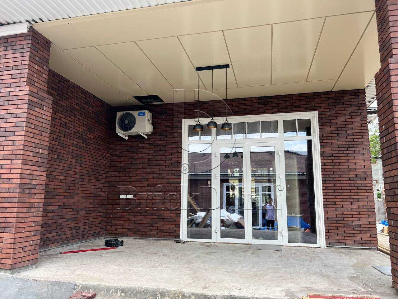 Фасадная ригельная плитка под клинкер Life Brick Римхен 370, 284*51*15 мм