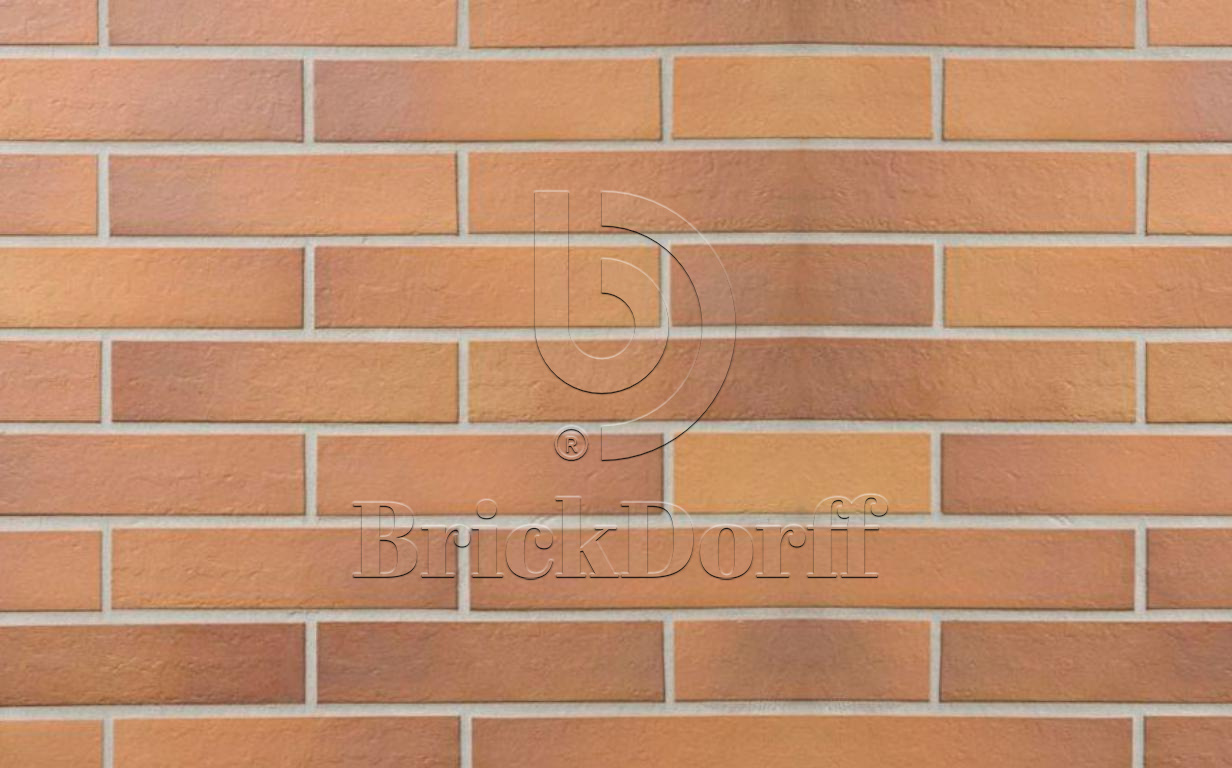 Клинкерная фасадная плитка облицовочная под кирпич Stroeher (Штроер) Keravette Chromatic 307 weizengelb гладкая NF11, 240*71*11 мм