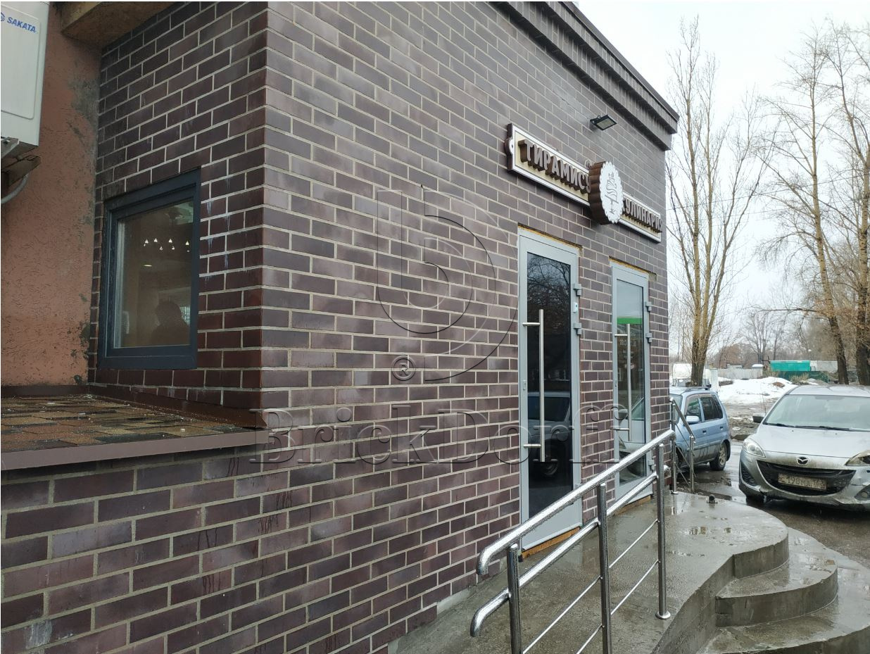 Aubergine 240*71*10 мм, Клинкерная фасадная плитка облицовочная под кирпич ABCklinker