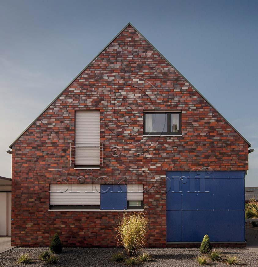 Кирпич облицовочный Клинкерный ABC 7554 Norderney blau-bunt Schmolz glatt  55NF 240*71*55 мм