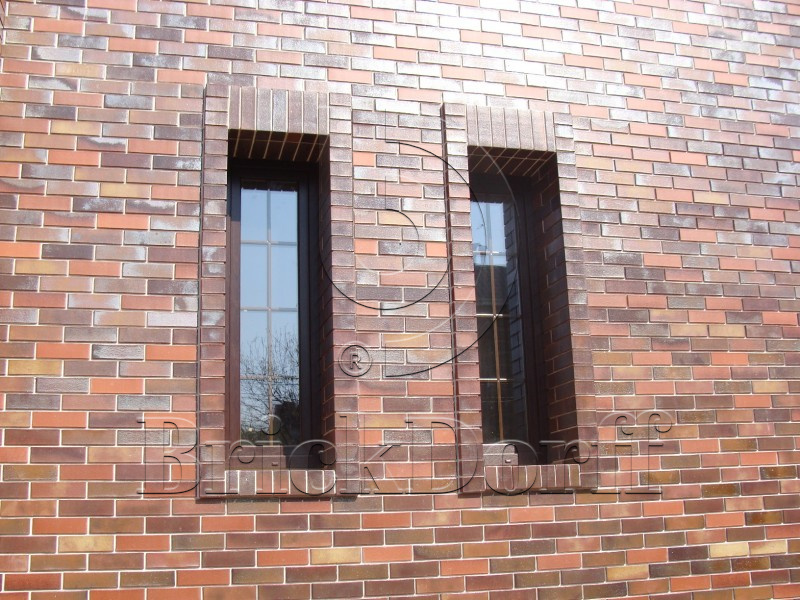 Кирпич облицовочный Клинкерный ABC 7554 Norderney blau-bunt Schmolz glatt  55NF 240*71*55 мм