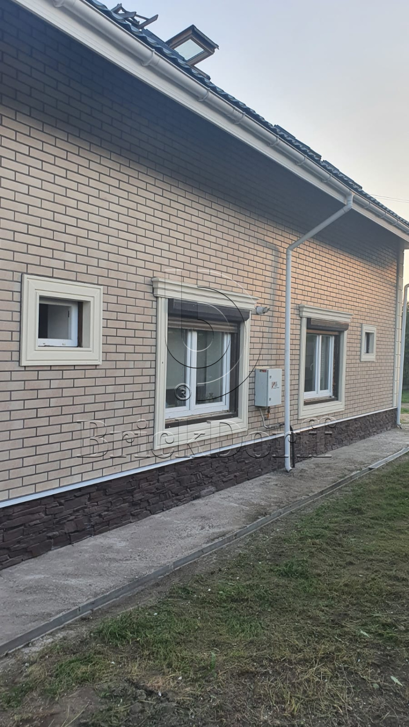 Mattone Sabbia Beige 245X66х7,4 мм Клинкерная фасадная плитка под кирпич облицовочная, бежевая