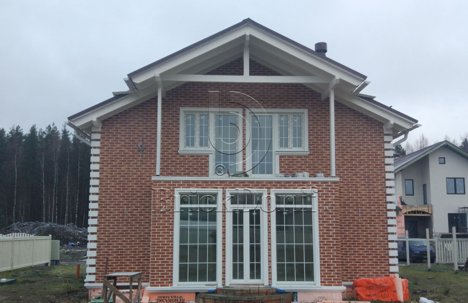 Aquarius Brown 245X66х7,4 мм Клинкерная фасадная плитка под кирпич облицовочная желтая