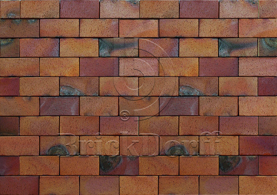 Тротуарная плитка / брусчатка Клинкерная ABC Ember (Ембер) (orange-gelb-Kohlebrand) 200*100*52 мм