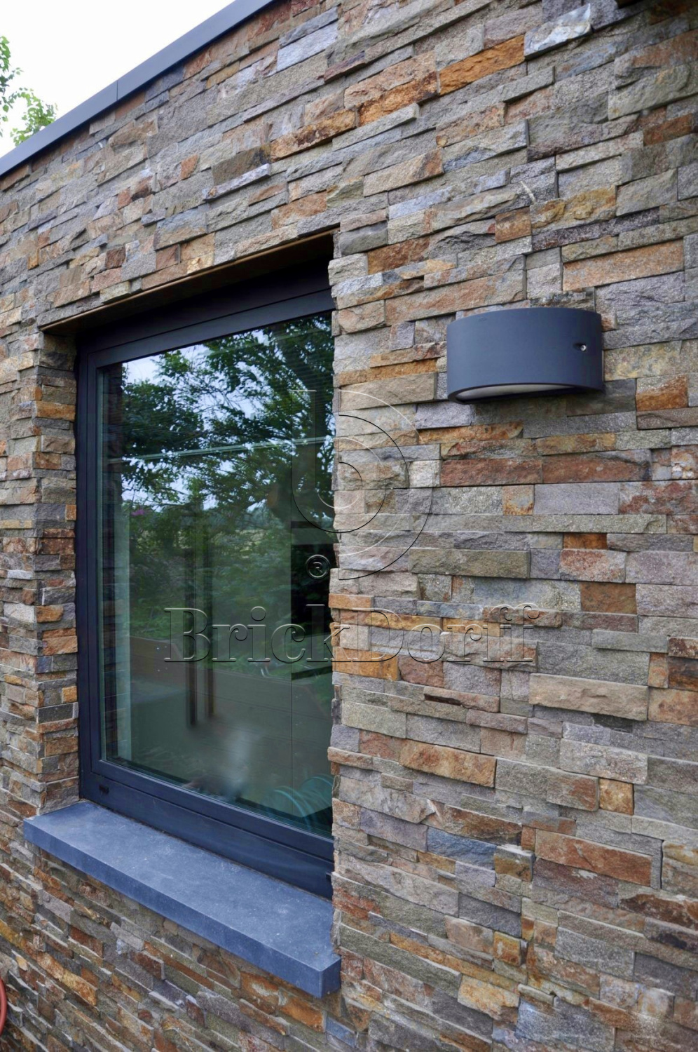 Сланец Цветной-1120 600*150*10-20 мм, натуральный камень для фасада и интерьера BD