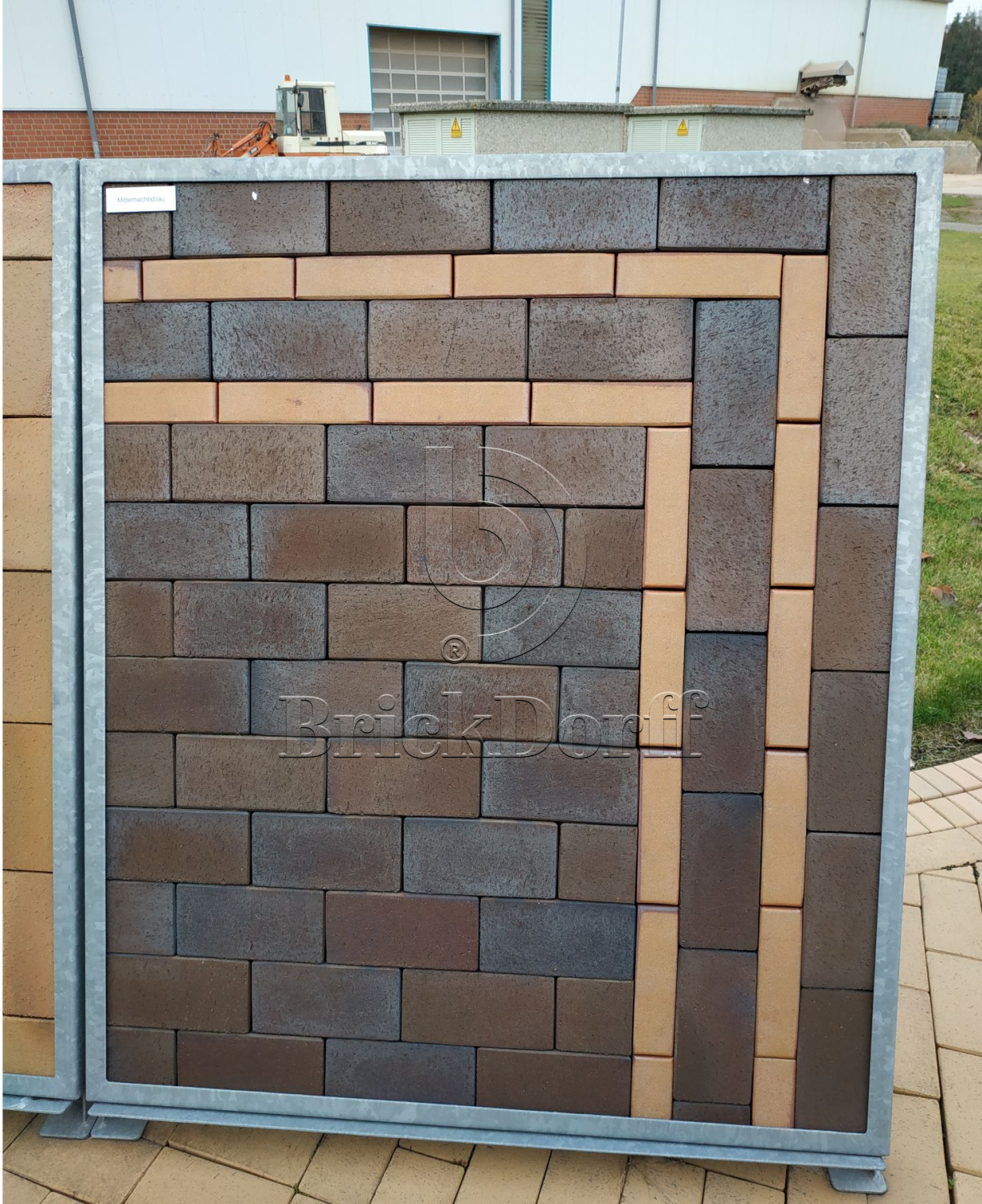 Тротуарная плитка / брусчатка Клинкерная ABC Mitternachtblau (Миттерначтблау) ригельный 240*78*52 мм