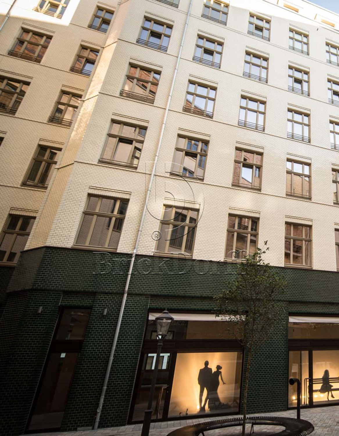 PRO-18-8 Глазурованная клинкерная фасадная плитка под кирпич ral 6028 122x69x10 мм