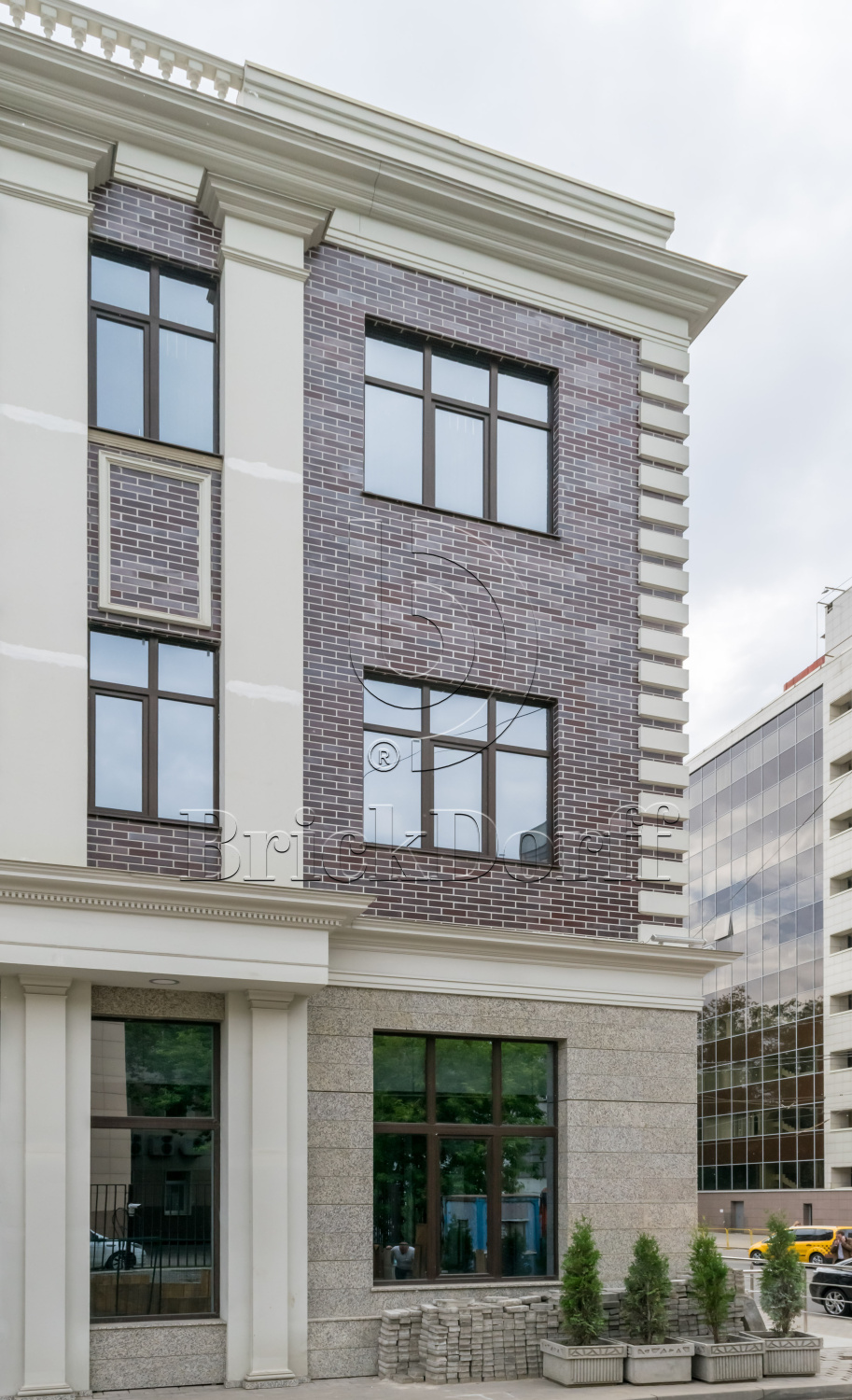 Клинкерная фасадная плитка облицовочная под кирпич Stroeher (Штроер) Keravette Shine 825 sherry гладкая NF11, 240*71*11 мм