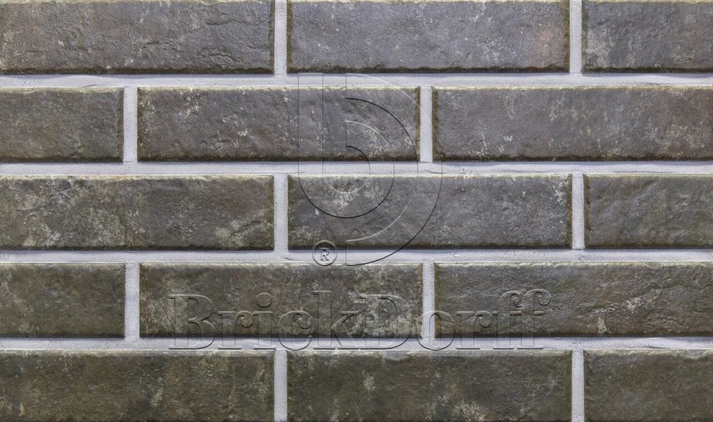 Ilario Braun 245X66х7,4 мм Клинкерная фасадная плитка под кирпич облицовочная серо-коричневая