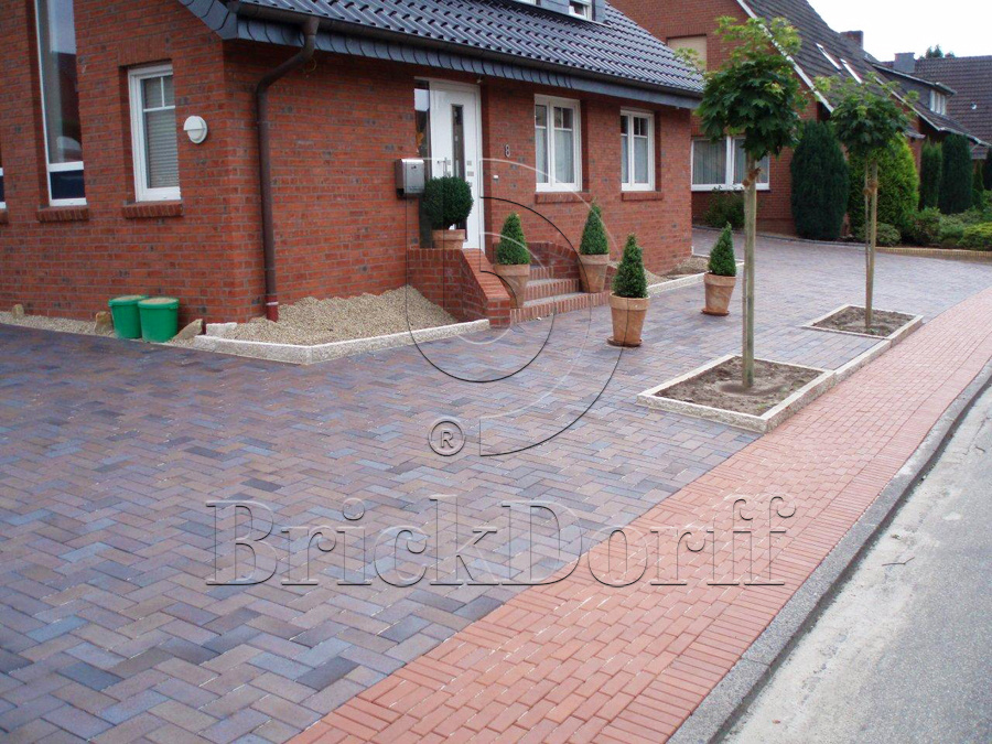 Тротуарная плитка / брусчатка Клинкерная ABC Mitternachtblau (Миттерначтблау) ригельный 240*78*52 мм