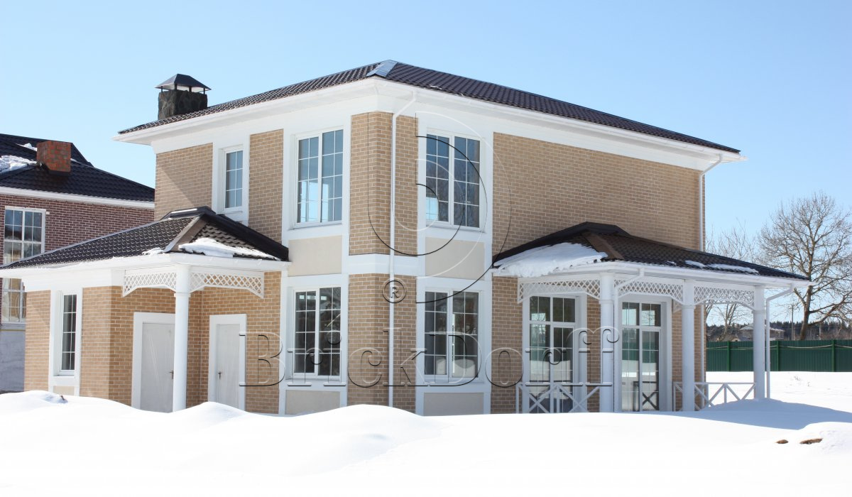 Фасадная Термопанель из пенополистирола ППС 60 мм с клинкерной плиткой Antik Sandstein 240*71*8 мм