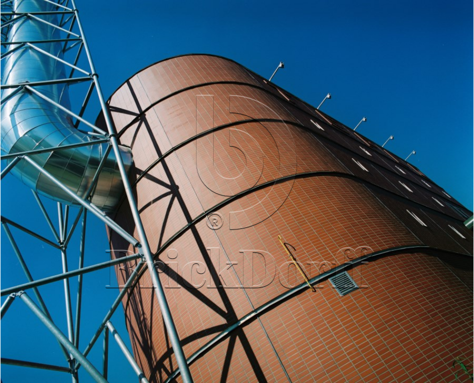 Клинкерная фасадная плитка облицовочная под кирпич Stroeher (Штроер) Keravette Chromatic 215 patrizienrot гладкая DF8, 240*52*8 мм