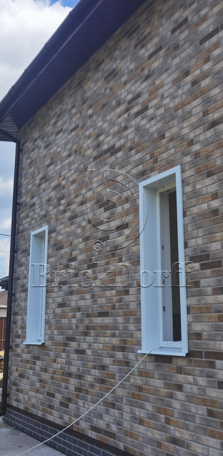 Loft Brick Pepper фасадная термопанель из пенополиуретана ППУ 65 мм