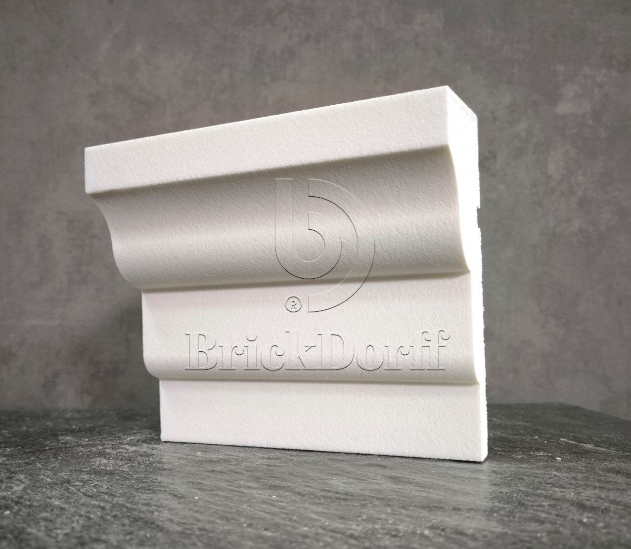 ПОДОКОННИК для Фасада и Интерьера - лепнина, декор из пенополистирола ПВ-180/1 180*80*2000 мм