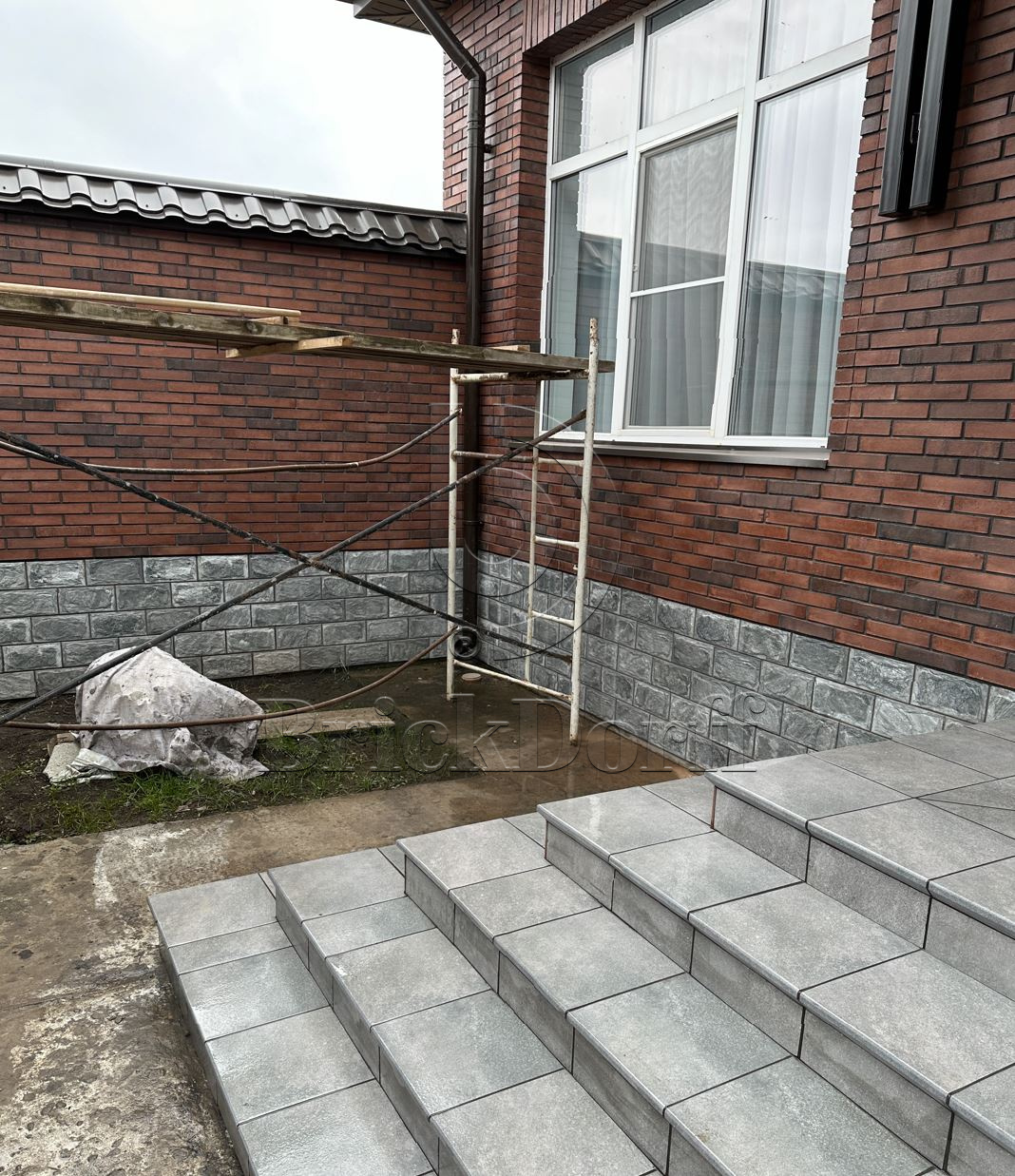 Фасадная ригельная плитка под клинкер Life Brick Римхен 370, 284*51*15 мм