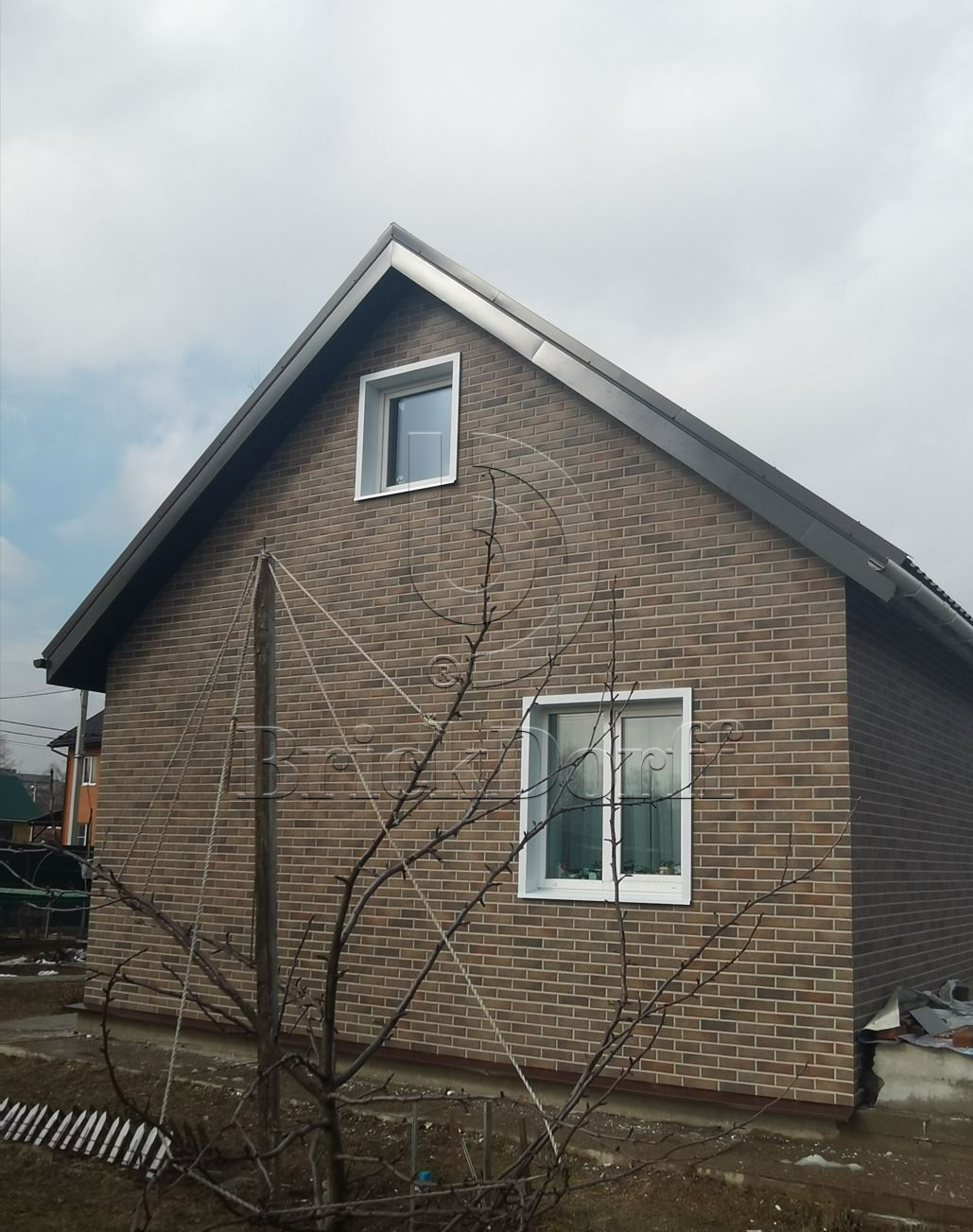 Retro Brick Cardamon фасадная термопанель из пенополиуретана ППУ 65 мм