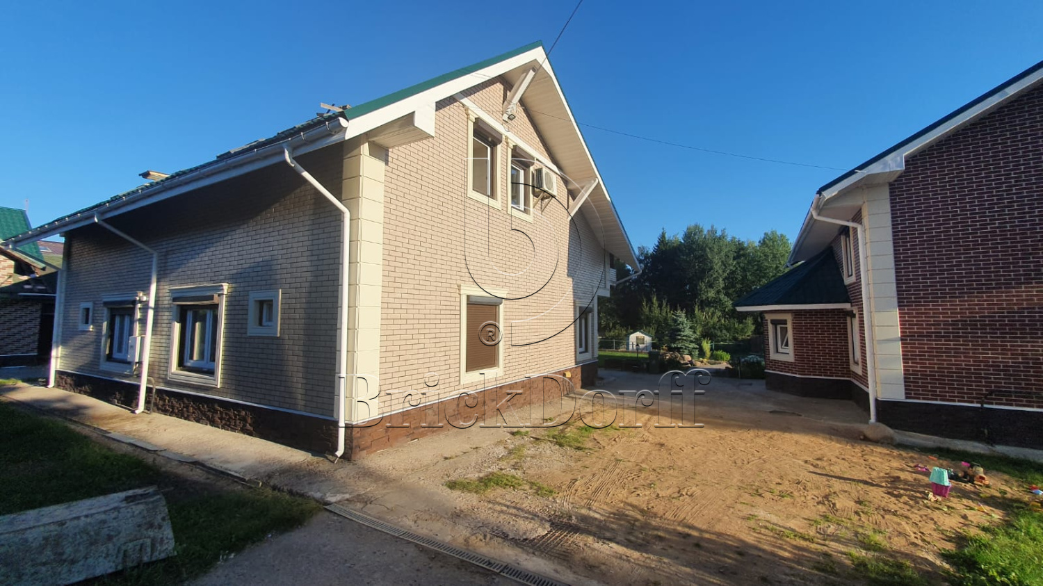 Mattone Sabbia Beige 245X66х7,4 мм Клинкерная фасадная плитка под кирпич облицовочная, бежевая