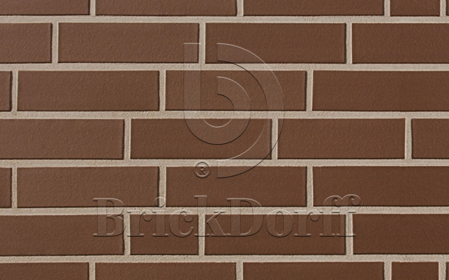 Objekta Braun glatt, 240*71*10 мм, Клинкерная фасадная плитка облицовочная под кирпич ABCklinker