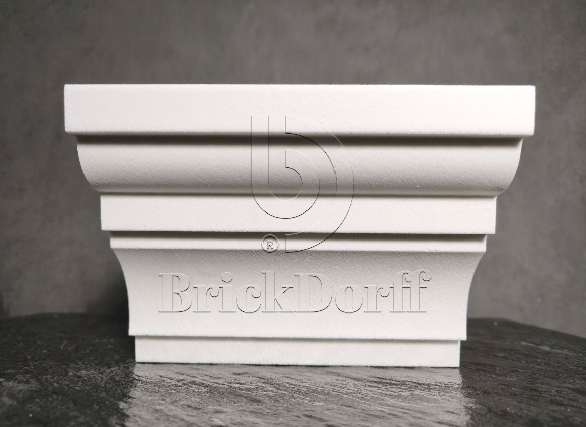 КАРНИЗ для Фасада и Интерьера - лепнина, декор из пенополистирола КВ-150/2 (КС-114) 150*90*2000 мм