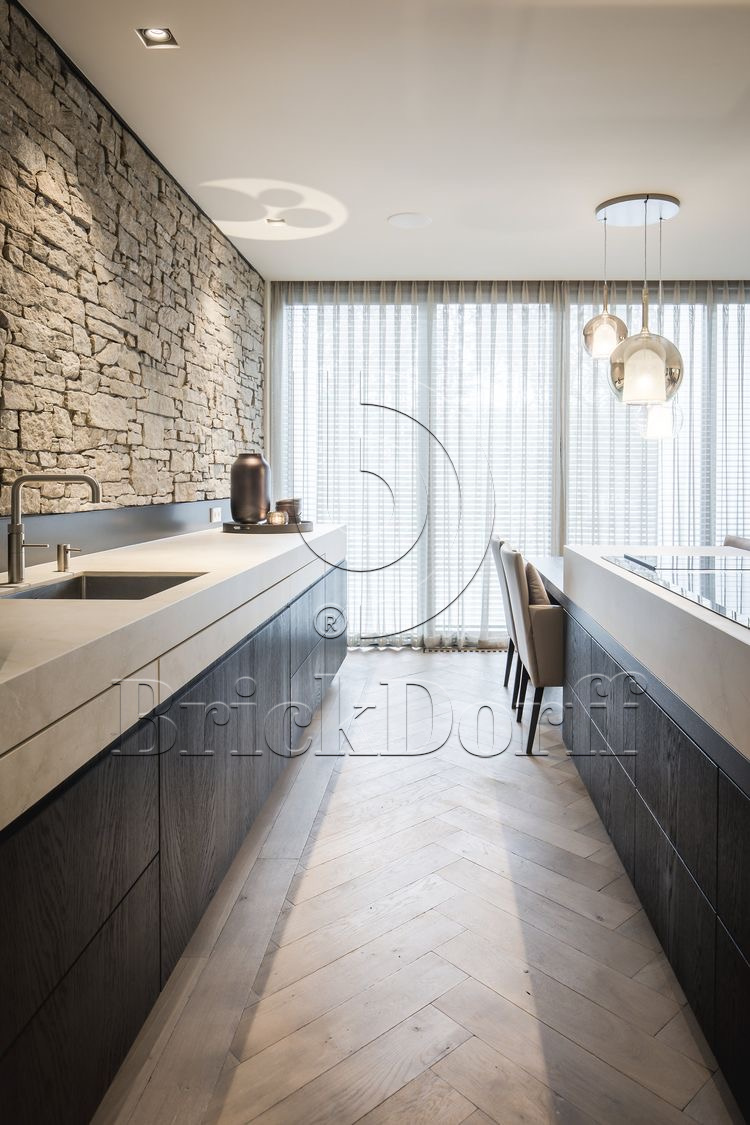 Камень грубый кварцит серо-бежевый 550*200*20\40 мм, натуральный камень для фасада и интерьера BD