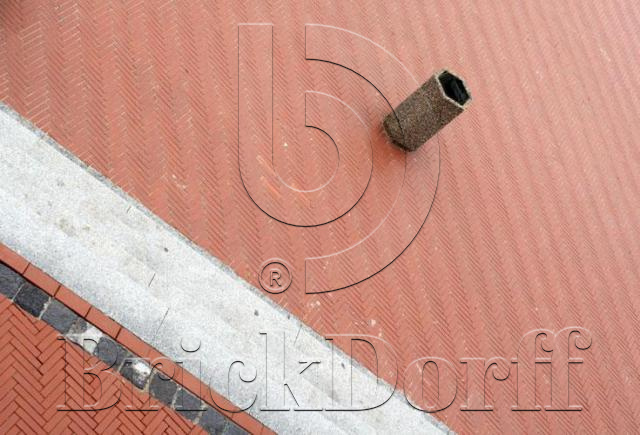 Тротуарная плитка / брусчатка Клинкерная красная LHL klinker  KAHARI 200*100*52 мм