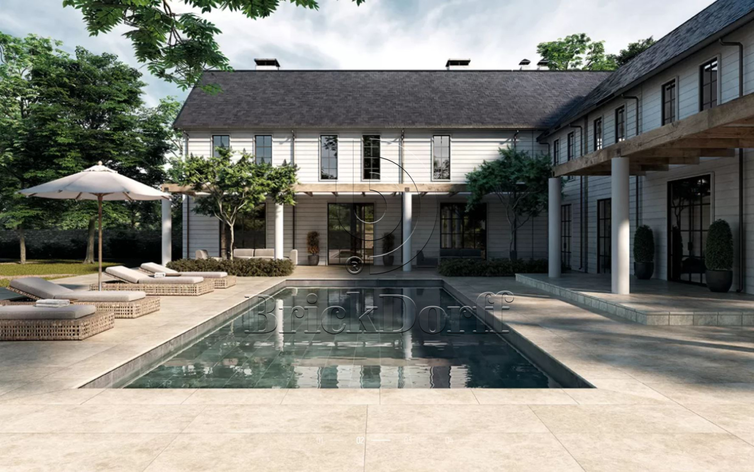 Ardenas MARFIL Exagres 330*330*12 мм, клинкерная ступень флорентинер- с капиносом, противоскользящая