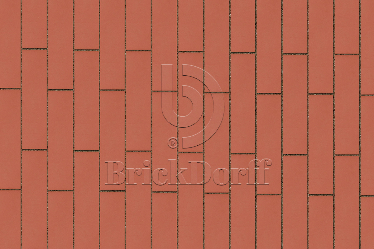 Клинкерная тротуарная плитка ригельная - брусчатка Lode  JANKA красный  250х45х65 мм