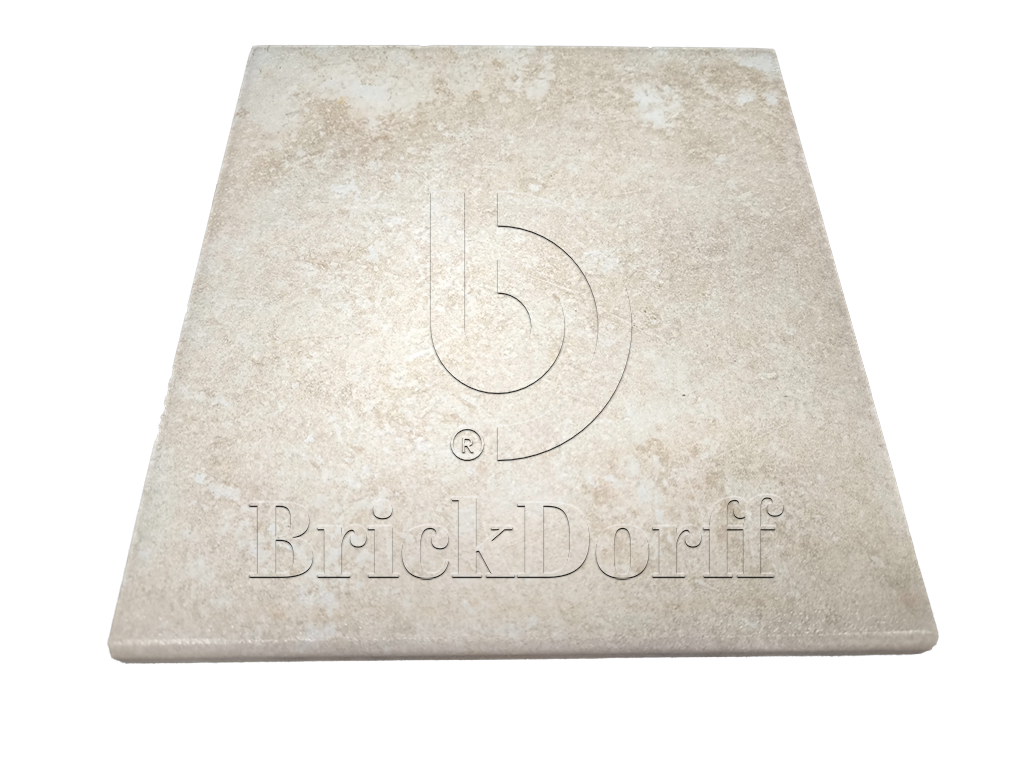 Scandiano Beige ступень флорентинер противоскользящая с капиносом, бежевая 330x300x11 мм