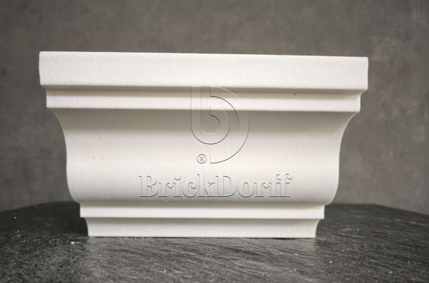 ПОДОКОННИК для Фасада и Интерьера - лепнина, декор из пенополистирола ПВ-130/1 130*110*2000 мм