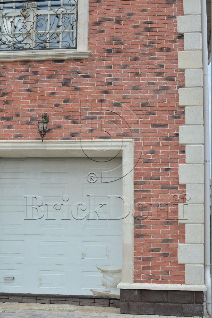 Фасадная облицовочная декоративная плитка травертин-касса 01