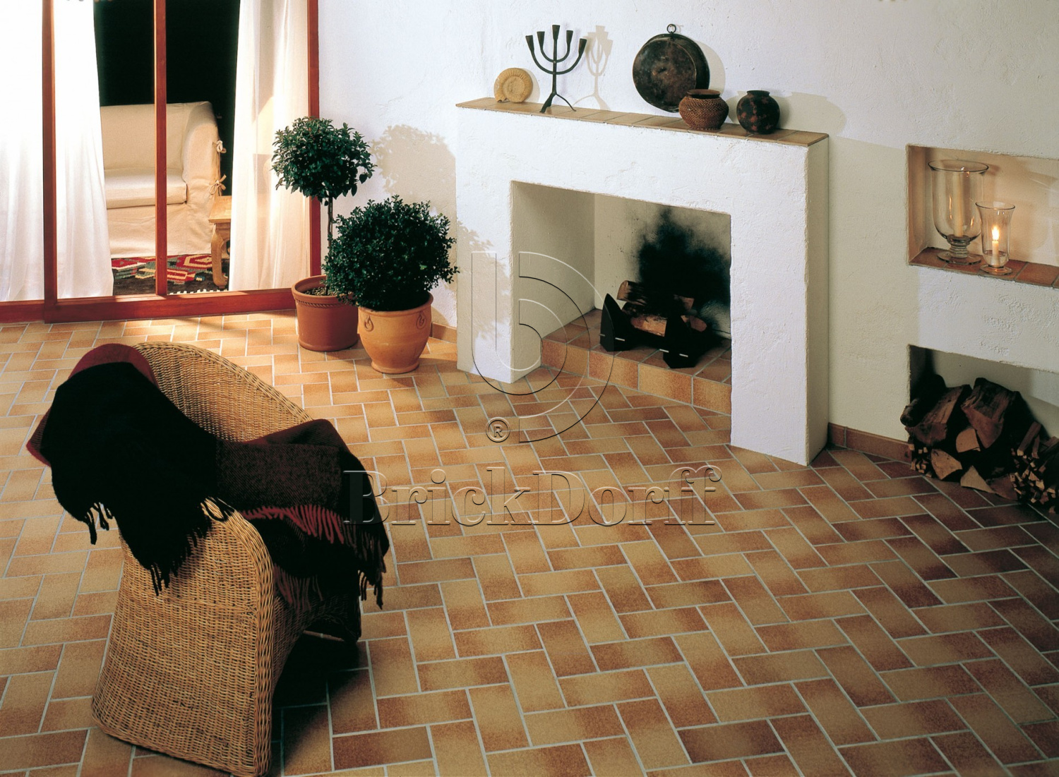 Клинкерная Плитка напольная противоскользящая Stroeher KERAPLATTE DURO 803 elba 240*115*10 мм