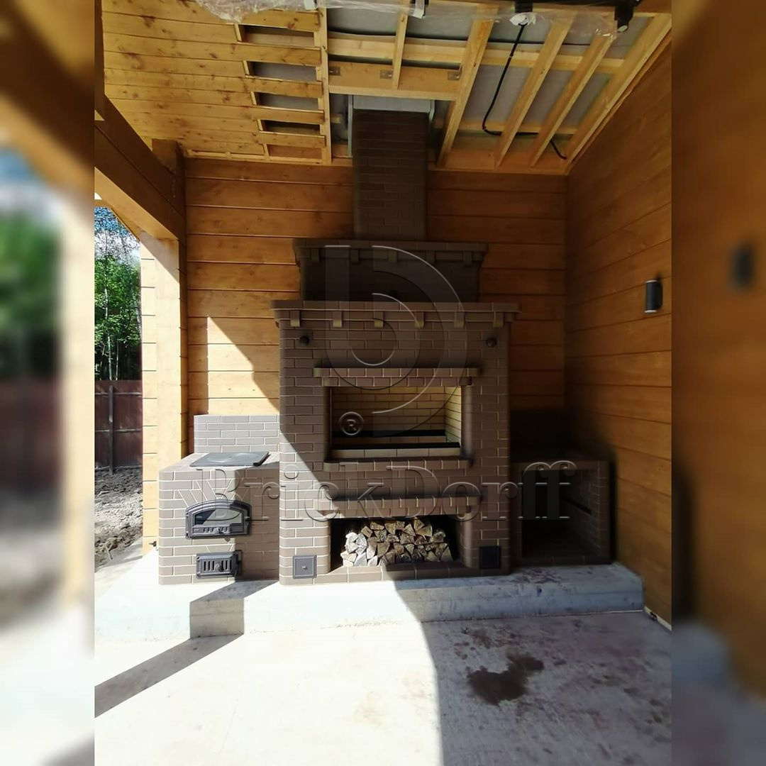 12.201100L Кирпич керамический полнотелый Печной Lode BRUNIS гладкий, 250*120*65 мм